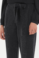 Siyah Beli Lastikli Pantolon 41325