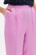 Lila Lastikli bol kesim pantolon 41341