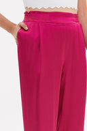 Fuşya Lastikli bol kesim pantolon 41341