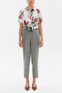 Haki Lastikli bol kesim pantolon 41341