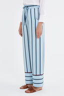 Mavi Beli lastikli bol kesim pantolon 41344