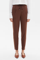 Kahve Lastikli bol kesim pantolon 41348