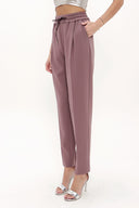 Mürdüm Lastikli bol kesim pantolon 41348