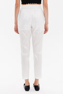 Beyaz Beli lastikli pantolon 41356