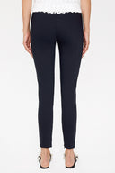 Siyah Beli lastikli tayt pantolon 41367