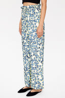 Asit Sarı Bol kesim beli lastikli pantolon 41369