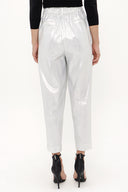 Gri Yüksek bel pileli pantolon 41370