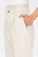 Sütlü Kahve Yüksek bel pileli pantolon 41370