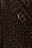 Leopar Beli lastikli bol kesim pantolon 41621