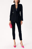 Siyah Beş cep boru paça  pantolon 41643