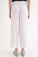 Ekru Beli lastikli bol kesim pantolon 41646