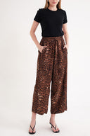 Vizon Beli lastikli bol kesim pantolon 41646
