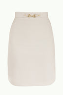 Taş Metal aksesuarlı etek 80536