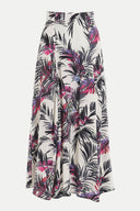 Desenli Yüksek bel pilili etek 81018