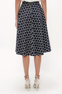 Siyah Pilili yüksek bel etek 81060