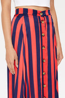 Kırmızı Düğmeli volanlı etek 81063