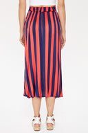 Kırmızı Düğmeli volanlı etek 81063