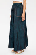 Yeşil Uzun cepli etek 81098