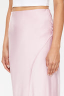 Pembe Asimetrik kesim dar etek 81114