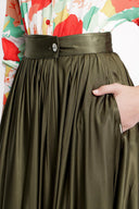 Haki Anvelop kapama uzun etek 81210