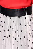 Puantiyeli Piliseli etek 81182