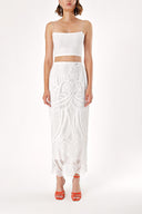Beyaz Dantel etek 81186