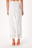 Beyaz Dantel etek 81186