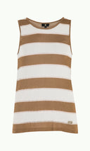 Vizon Çizgili triko bluz 28483