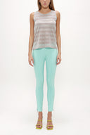 Mavi Taşlı kolsuz triko bluz 28484