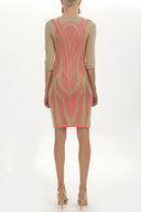 Taş Jakarlı triko elbise 28561