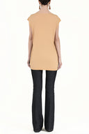 Tüy Baskı Desenli bluz 19264