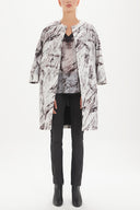 Siyah Suni suet mixli bol kesim bluz 19397