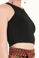 Siyah Kolsuz örme bluz 19470