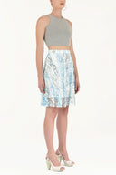 Gri Kolsuz örme bluz 19470