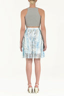 Gri Kolsuz örme bluz 19470