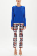 Saks Sıfır yaka triko kazak 28760