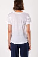 Beyaz Bol Kesim Basic Tshirt  19712