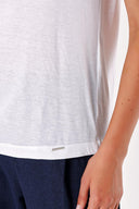 Beyaz Bol Kesim Basic Tshirt  19712