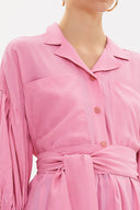 Pembe Balon kollu bol kesim bluz 19761