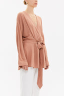 Devetüyü Kuşaklı Bluz 19765