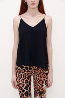 Lacivert Askılı V yaka bluz 19792