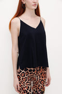 Lacivert Askılı V yaka bluz 19792