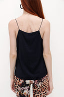 Lacivert Askılı V yaka bluz 19792