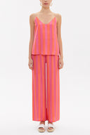 Somon Askılı V yaka bluz 19792