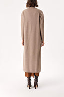 Devetüyü Uzun yün örme hırka 28876