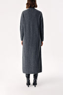 Füme Uzun yün örme hırka 28876