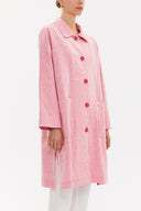 Pembe Bol kesim yırtmaçlı kaban 30422