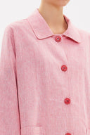 Pembe Bol kesim yırtmaçlı kaban 30422