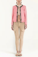 Pembe Fermuarlı bomber ceket 60772