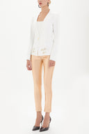 Beyaz Blazer ceket 61066